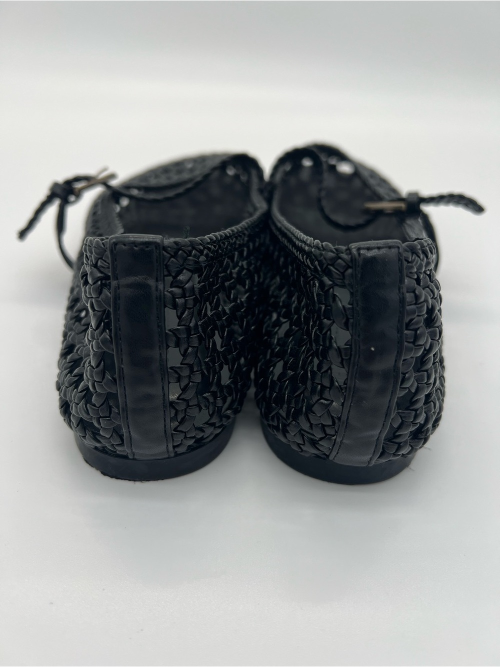 Cushionaire Weston Black Woven Mary Jane Flats size 8 - Picture 3 of 8